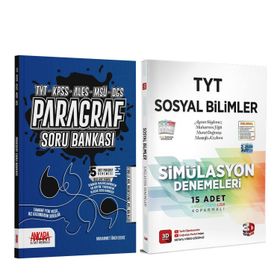 3d 2 Kitap Tyt Sosyal Bilimler Deneme ve Akm Paragraf Soru Bankası Seti