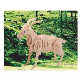 3D Ahşsap Keçi Puzzle