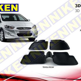 3D Hyundai Accent Blue 3D Bagaj Havuzu