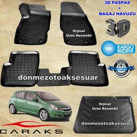 3D Opel Corsa D 3D Bagaj Havuzu