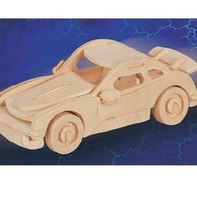3D PI-911 Ahşap Araba Puzzle