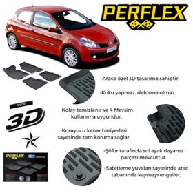 3D Renault Clio 3 HB 3D Bagaj Havuzu