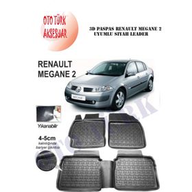 3D Renault Megane 2 HB A Kalite Bagaj Havuzu