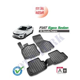 3D RZPY151424 Fiat Egea HB Havuzlu Paspas