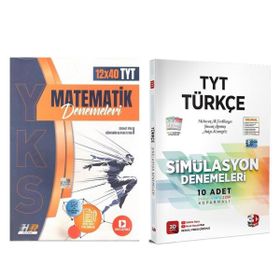 3d Tyt Türkçe ve Hız Renk Matematik Deneme Seti 2 Kitap
