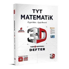 3d Tyt Video Destekli Matematik Defter Vdd 2023
