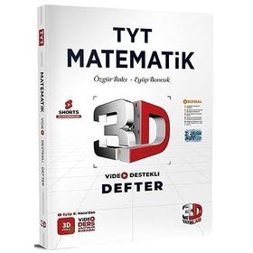 3d Tyt Video Destekli Matematik Defter Vdd 2023