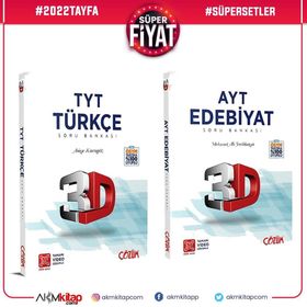 3d Yayınları 2 Kitap Tyt Türkçe ve Ayt Edebiyat Soru Bankası Seti