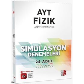 3D Yayınları 2022 AYT Fizik Simülasyon Denemeleri