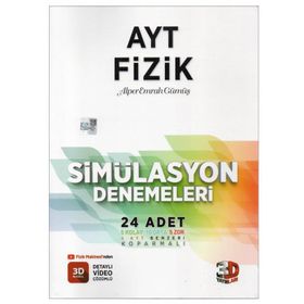 3D Yayınları 2022 AYT Fizik Simülasyon Denemeleri