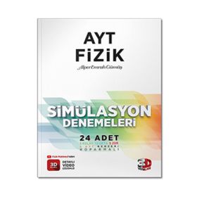 3D Yayınları 2022 AYT Fizik Simülasyon Denemeleri