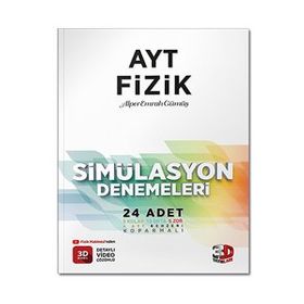 3D Yayınları 2022 AYT Fizik Simülasyon Denemeleri