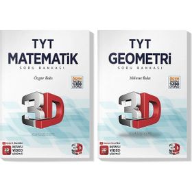 3D Yayınları 2022 TYT 2'li Matematik Geometri Soru Bankası Seti