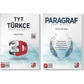 3D Yayınları - 2022 TYT Türkçe Paragraf 2 Kitap Soru Bankası Seti