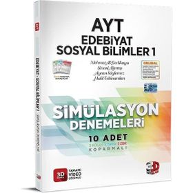 3D Yayınları - 2023 AYT Edebiyat Sosyal Bilimler 1 Deneme