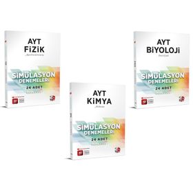 3D Yayınları - 2023 AYT Fizik Kimya Biyoloji Deneme Seti