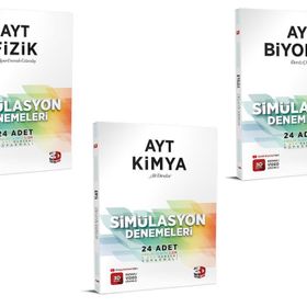 3D Yayınları - 2023 AYT Fizik Kimya Biyoloji Deneme Seti