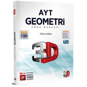 3D Yayınları 2023 AYT Geometri Soru Bankası