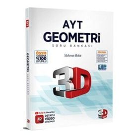 3D Yayınları 2023 AYT Geometri Soru Bankası