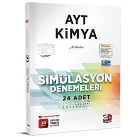 3D Yayınları - 2023 AYT Kimya Simülasyon Deneme