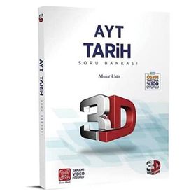 3D Yayınları 2023 AYT Tarih Tamamı Video Çözümlü Soru Bankası