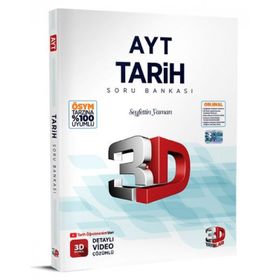 3D Yayınları 2023 AYT Tarih Tamamı Video Çözümlü Soru Bankası