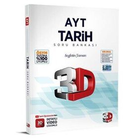 3D Yayınları 2023 AYT Tarih Tamamı Video Çözümlü Soru Bankası