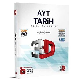 3D Yayınları 2023 AYT Tarih Tamamı Video Çözümlü Soru Bankası