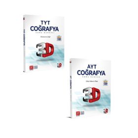 3D Yayınları - 2023 TYT AYT Coğrafya Soru Bankası Seti