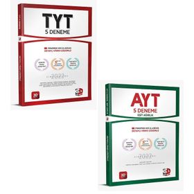 3D Yayınları - 2023 TYT AYT Eşit Ağırlık Paket Deneme Seti