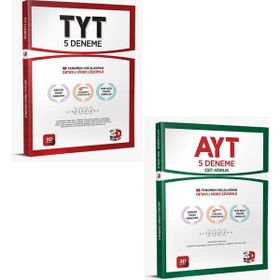 3D Yayınları - 2023 TYT AYT Eşit Ağırlık Paket Deneme Seti