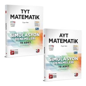 3D Yayınları 2023 TYT -AYT Simülasyon Matematik Denemeleri