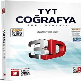 3D Yayınları 2023 TYT Coğrafya Tamamı Video Çözümlü Soru Bankası