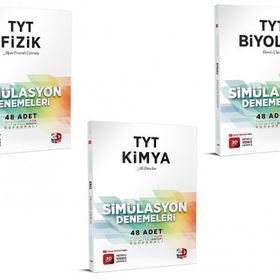 3D Yayınları - 2023 TYT Fizik Kimya Biyoloji Deneme Seti