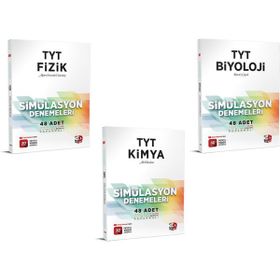 3D Yayınları - 2023 TYT Fizik Kimya Biyoloji Deneme Seti
