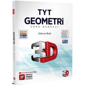 3D Yayınları 2023 TYT Geometri Soru Bankası