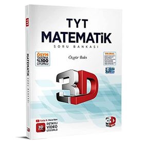 3D Yayınları 2023 TYT Matematik Soru Bankası