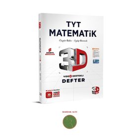 3D Yayınları - 2023 TYT Matematik Video Destekli Defter