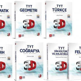 3D Yayınları - 2023 TYT Sözel Eşit Ağırlık Soru Bankası Seti