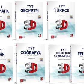 3D Yayınları - 2023 TYT Sözel Eşit Ağırlık Soru Bankası Seti