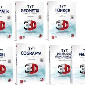 3D Yayınları - 2023 TYT Sözel Eşit Ağırlık Soru Bankası Seti