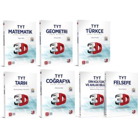 3D Yayınları - 2023 TYT Sözel Eşit Ağırlık Soru Bankası Seti