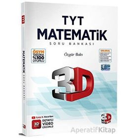 3D Yayınları 2024 TYT 3D Matematik Tamamı Video Çözümlü Soru Bankası
