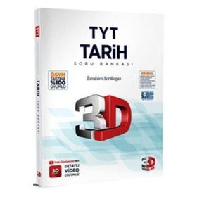 3D Yayınları 2024 TYT 3D Tarih Tamamı Video Çözümlü Soru Bankası