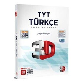 3D Yayınları 2024 TYT 3D Türkçe Tamamı Video Çözümlü Soru Bankası