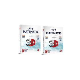 3D Yayınları 2024 TYT-AYT Matematik Soru Bankası Seti Özgür Balcı