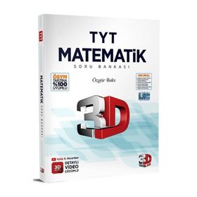 3D Yayınları 2024 TYT Matematik 3D Soru Bankası