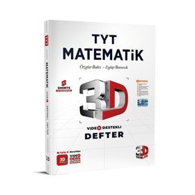 3D Yayınları 2024 TYT Matematik Video Destekli Defter