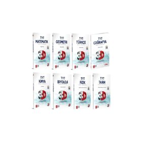 3d Yayınları 8 Kitap Tyt Tüm Dersler Soru Bankası Seti