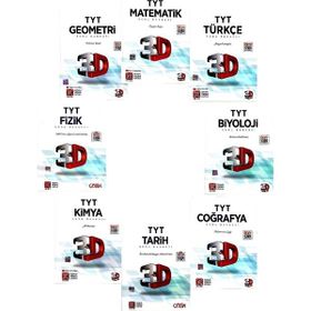 3d Yayınları 8 Kitap Tyt Tüm Dersler Soru Bankası Seti